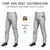 Custom Gray Bright Green Classic Fit Stretch Practice Pull-up Baseball Pants