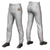 Custom Gray Royal Blue-Orange Classic Fit Stretch Practice Pull-up Baseball Pants