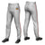 Custom Gray White-Red-White Classic Fit Stretch Practice Pull-up Baseball Pants