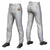 Custom Gray Royal Blue-White-Royal Blue Classic Fit Stretch Practice Pull-up Baseball Pants