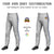 Custom Gray Royal Blue-White-Royal Blue Classic Fit Stretch Practice Pull-up Baseball Pants