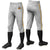 Custom Gray Yellow Classic Fit Stretch Practice Knickers Baseball Pants