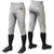 Custom Gray Old Gold Classic Fit Stretch Practice Knickers Baseball Pants