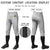 Custom Gray Dark Gray Classic Fit Stretch Practice Knickers Baseball Pants