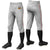 Custom Gray White-Red Classic Fit Stretch Practice Knickers Baseball Pants