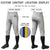 Custom Gray Royal Blue-old01 Classic Fit Stretch Practice Knickers Baseball Pants