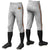 Custom Gray Black-Orange-Black Classic Fit Stretch Practice Knickers Baseball Pants