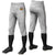 Custom Gray Navy-Old Gold-Navy Classic Fit Stretch Practice Knickers Baseball Pants