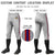 Custom Gray Red-Royal Blue-Red Classic Fit Stretch Practice Knickers Baseball Pants