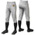 Custom Gray Khaki-Black-Khaki Classic Fit Stretch Practice Knickers Baseball Pants