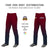 Custom Crimson Navy Gradient Fit Stretch Practice Loose-fit Baseball Pants