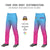 Custom Blue Pink Gradient Fit Stretch Practice Loose-fit Baseball Pants