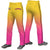 Custom Yellow Pink Gradient Fit Stretch Practice Loose-fit Baseball Pants