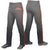 Custom Gray Dark Gray Gradient Fit Stretch Practice Loose-fit Baseball Pants