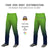 Custom Neon Green Navy Gradient Fit Stretch Practice Loose-fit Baseball Pants