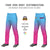 Custom Blue Pink Gradient Fit Stretch Practice Loose-fit Baseball Pants