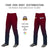 Custom Crimson Navy Gradient Fit Stretch Practice Loose-fit Baseball Pants