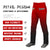 Custom Red Black Gradient Fit Stretch Practice Loose-fit Baseball Pants