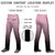 Custom Pink Black Gradient Fit Stretch Practice Loose-fit Baseball Pants