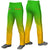 Custom Green Yellow Gradient Fit Stretch Practice Loose-fit Baseball Pants