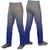 Custom Gray Royal Blue Gradient Fit Stretch Practice Loose-fit Baseball Pants