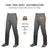 Custom Gray Dark Gray Gradient Fit Stretch Practice Loose-fit Baseball Pants