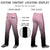 Custom Pink Black Gradient Fit Stretch Practice Loose-fit Baseball Pants