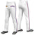 Custom White Royal Blue White-Red Classic Fit Stretch Practice Loose-fit Baseball Pants