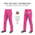 Custom Pink White Classic Fit Stretch Practice Loose-fit Baseball Pants