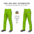 Custom Neon Green Navy White-Navy Classic Fit Stretch Practice Loose-fit Baseball Pants