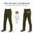 Custom Olive Gold01 White-Gold01 Classic Fit Stretch Practice Loose-fit Baseball Pants