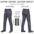 Custom Dark Gray Black White-Black Classic Fit Stretch Practice Loose-fit Baseball Pants