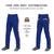 Custom Royal Blue Red White-Red Classic Fit Stretch Practice Loose-fit Baseball Pants