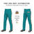 Custom Aqua Orange White-Orange Classic Fit Stretch Practice Loose-fit Baseball Pants