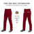 Custom Crimson Khaki Crimson-Khaki Classic Fit Stretch Practice Loose-fit Baseball Pants