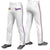 Custom White Royal Blue White-Red Classic Fit Stretch Practice Loose-fit Baseball Pants