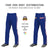 Custom Royal Blue White Red-White Classic Fit Stretch Practice Loose-fit Baseball Pants