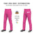 Custom Pink White Classic Fit Stretch Practice Loose-fit Baseball Pants