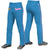 Custom Light Blue Pink White-Pink Classic Fit Stretch Practice Loose-fit Baseball Pants