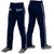 Custom Navy White Navy-White Classic Fit Stretch Practice Loose-fit Baseball Pants