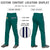 Custom Aqua Navy White-Navy Classic Fit Stretch Practice Loose-fit Baseball Pants