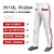 Custom White Red Navy-Red Classic Fit Stretch Practice Loose-fit Baseball Pants