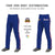 Custom Royal Blue Red White-Red Classic Fit Stretch Practice Loose-fit Baseball Pants