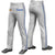 Custom Gray Royal Blue White-Royal Blue Classic Fit Stretch Practice Loose-fit Baseball Pants