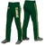 Custom Green Gold01 White-Gold01 Classic Fit Stretch Practice Loose-fit Baseball Pants