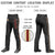 Custom Black Khaki Crimson-Khaki Classic Fit Stretch Practice Loose-fit Baseball Pants