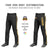 Custom Black Gold01 White-Gold01 Classic Fit Stretch Practice Loose-fit Baseball Pants