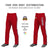 Custom Red Navy White-Navy Classic Fit Stretch Practice Loose-fit Baseball Pants