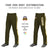 Custom Olive Gold01 White-Gold01 Classic Fit Stretch Practice Loose-fit Baseball Pants