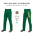 Custom Kelly Green Gold01 White-Gold01 Classic Fit Stretch Practice Loose-fit Baseball Pants